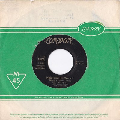 DUANE EDDY -Night Train To Memphis / Theme From Dixie- 7'' 45 London Records