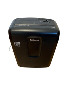 Fellowes Powershred 8Mc Mikroschnitt Aktenvernichter - Schwarz