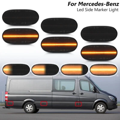 6x  Seitenblinker Schwarz für  Crafter Mercedes Benz Sprinter W906 - Bild 1 von 4