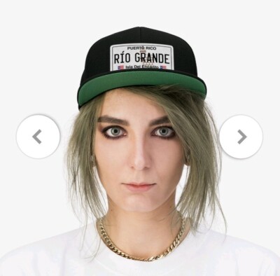 Casquette Snapback Rio Grande Puerto Rico - Broderie Flag - Unisexe Réglable RV