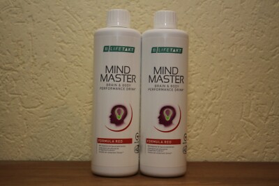 42,89 /l  2 x LR Mind Master Formula Red  Brain & Body Perfor. Drink Anti-Stress