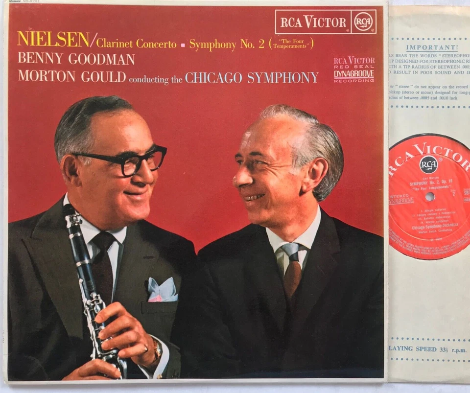 NIELSEN Clarinet Concerto Symphony No 2 -Benny Goodman Morton Gould RCA SB-6701 - Image 2 of 4