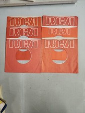 45 RPM 7" RECORD SLEEVES CO. SLEEVE 6 PACK SEE PHOTOS - RCA SLV142