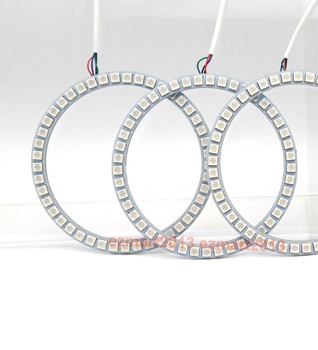 for SEAT Altea Leon Mk2 1P Xenon Headlight 05-15 RGB LED halo ring angel eye DRL - Picture 9 of 19