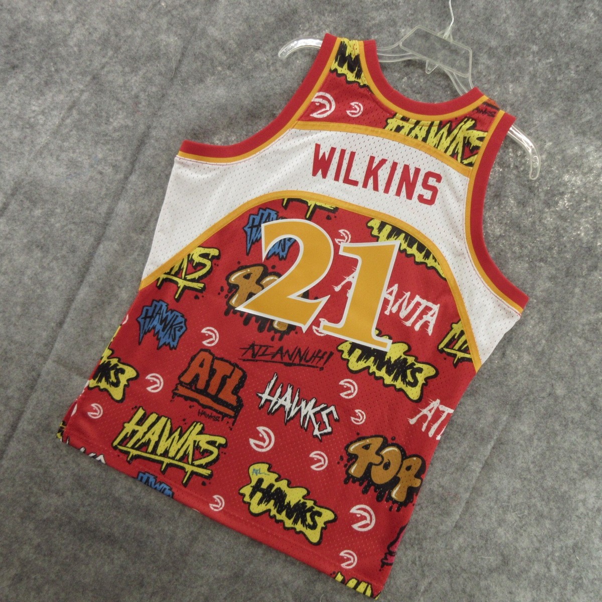 MITCHELL & NESS Atlanta Hawks Dominique Wilkins Jersey Large