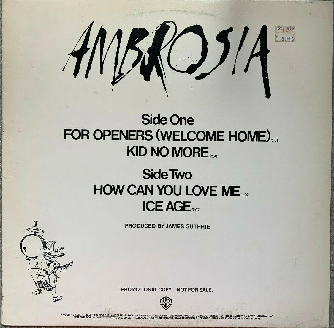 Ambrosia Near Mint (NM or M -) LP Vinyl Records for sale | eBay