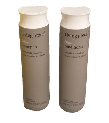 Living Proof No Frizz Shampoo & Conditioner Set 8 fl oz 236 ml each New, Unused