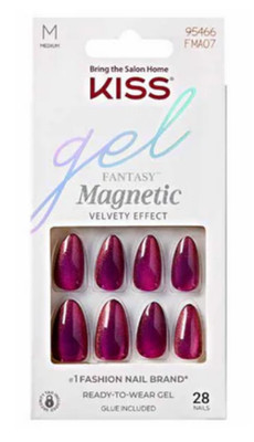 Kiss Gel Fantasy Magnetic Velvety Effect FMA07 Purple Almond