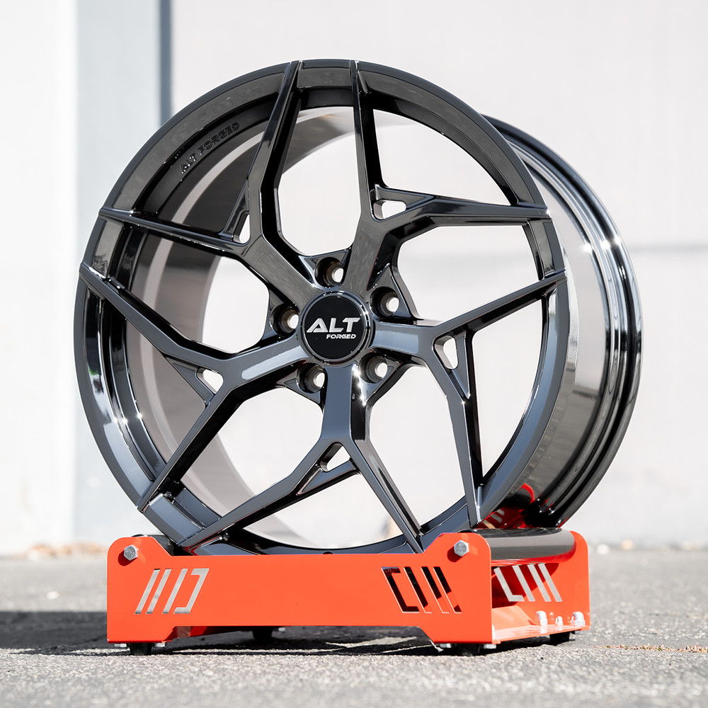 20"/21" ALT Forged ALT12 Black Chrome PVD Wheels for Audi R8 (2016–2025+)