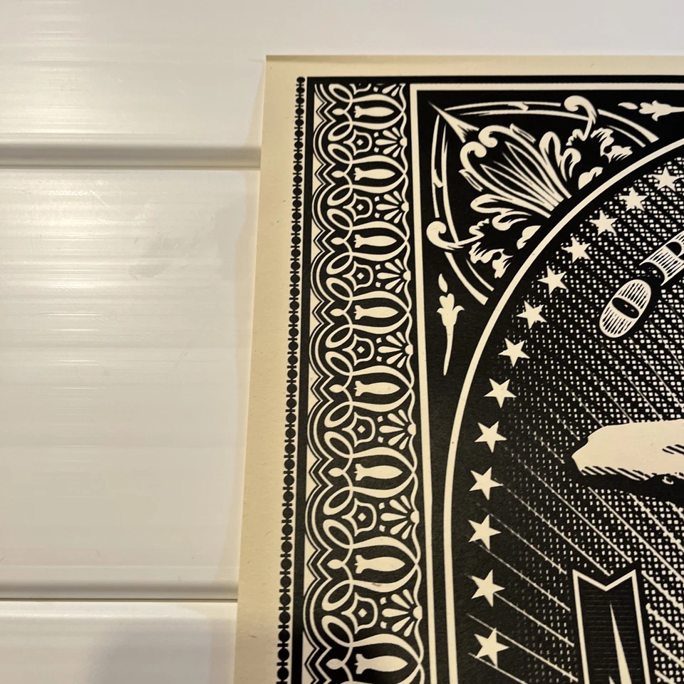 Shepard Fairey Operation Oil Freedom Black Signed Print 141/300 Obey Giant 2007 - Image 2 of 4