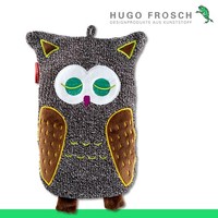 Hugo Frosch Kinder ÖKo-WäRmflasche Eule Strickbezug Braun | Made In Germany