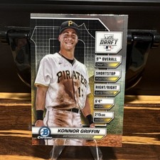 2024 Bowman Draft Chrome Draft Night Konnor Griffin #BDN-2 Pirates Baseball
