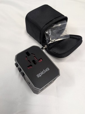 Epicka Universal Travel Adapter, specifically model TA-105C Black