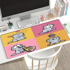 40 90cmSimon  s Cat Mouse Pad - Washable, Durble  Non-Slip Desk Mat for OfficeSc