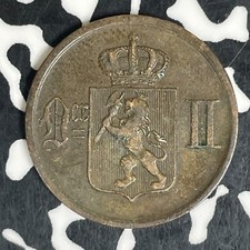 1877 Norway 2 Ore Lot#C6290