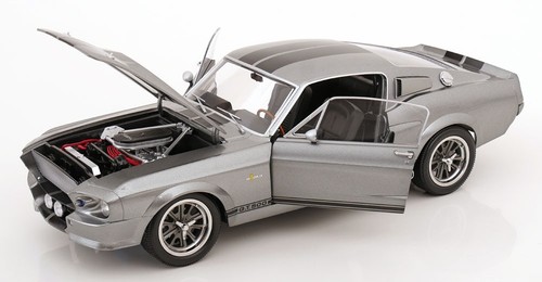 KK Scale 1/12 FORD MUSTANG SHELBY GT500 ELEANOR 1967 GREY "GONE IN 60 SECONDS" - Picture 3 of 8