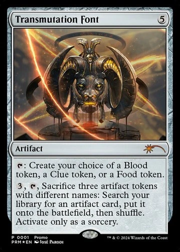 [1x] Transmutation Font - Foil - Launch Party & Release Event Promos Near Mint,