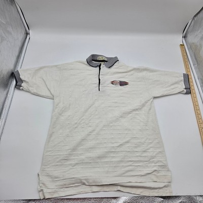 Willow Pointe Oregon State University Polo Shirt Mens Large White Cotton USA