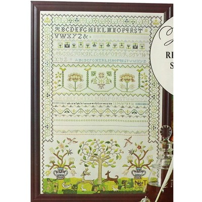 Vintage Cross Stitch Kit Chase Hunting Deer Animals Stamped Sampler
