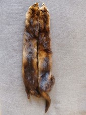 Vintage Nerzstola / Nerzkollier – Echtes Nerzfell – 2er Set – 50er Jahre Stil