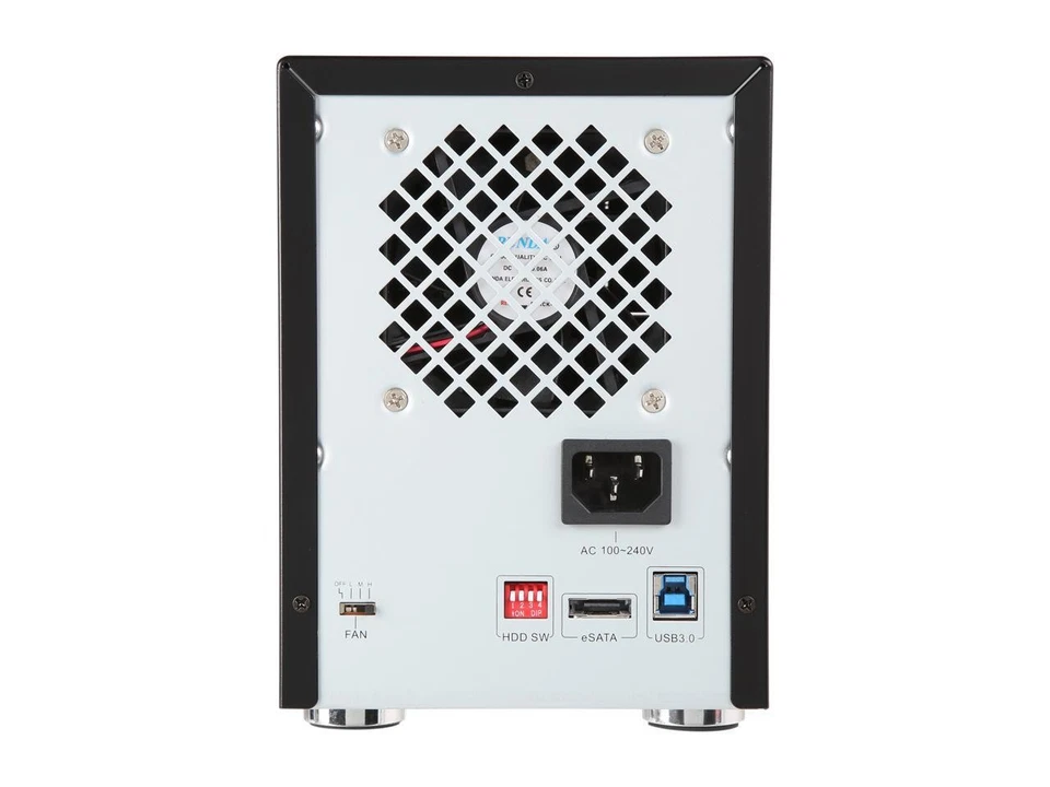 SYBA SY-ENC50104 4 Bay 3.5" SATA III HDD NON-RAID Enclosure – Supports USB 3.0 & - Image 4 of 4