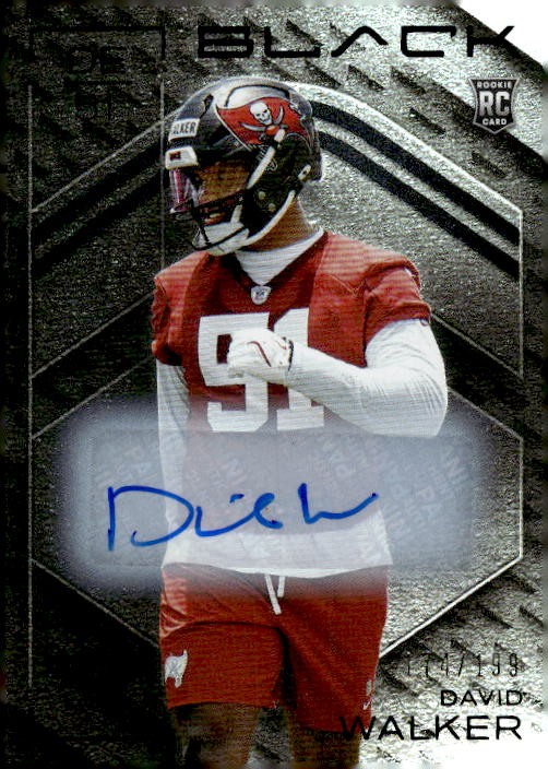 2025 Panini Black #189 David Walker Rookies Autographs #/199