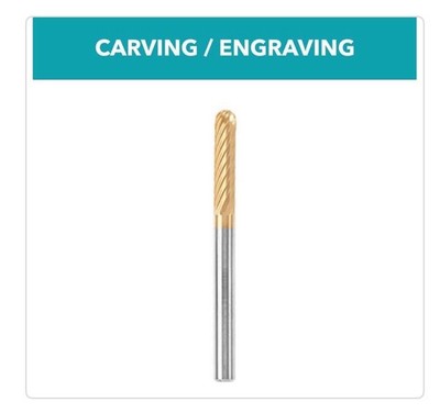 Dremel 9903HP, MAX LIFE Rotary Carving Bit (ROUNDED TIP)