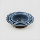 3 Pyrex Speckled Granite Gray Nesting Mixing Bowls  323 325 326 1.5L 2.5L 4L USA