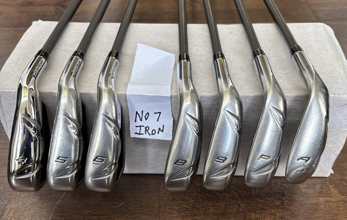 TaylorMade Rocketballz RBZ 4-6 8-Pw +AW NO 7 IRON 65 Gram Graphite
