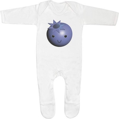 'Cute Blueberry Face' Baby Romper Jumpsuits / Sleep suits (SS039476)