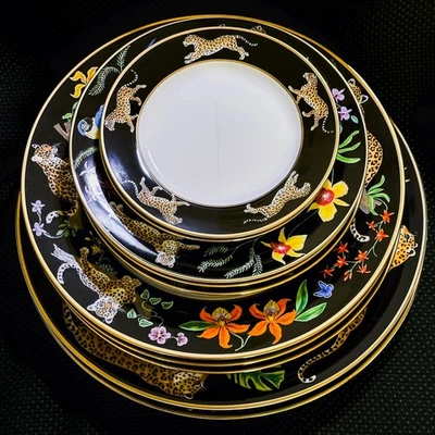 Lynn Chase Jaguar Jungle Porcelain Dinnerware products for sale | eBay