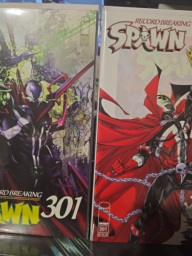 SPAWN #301 CLAYTON CRAIN VARIANT And McFarlane 1st Print NM - Picture 2 of 5