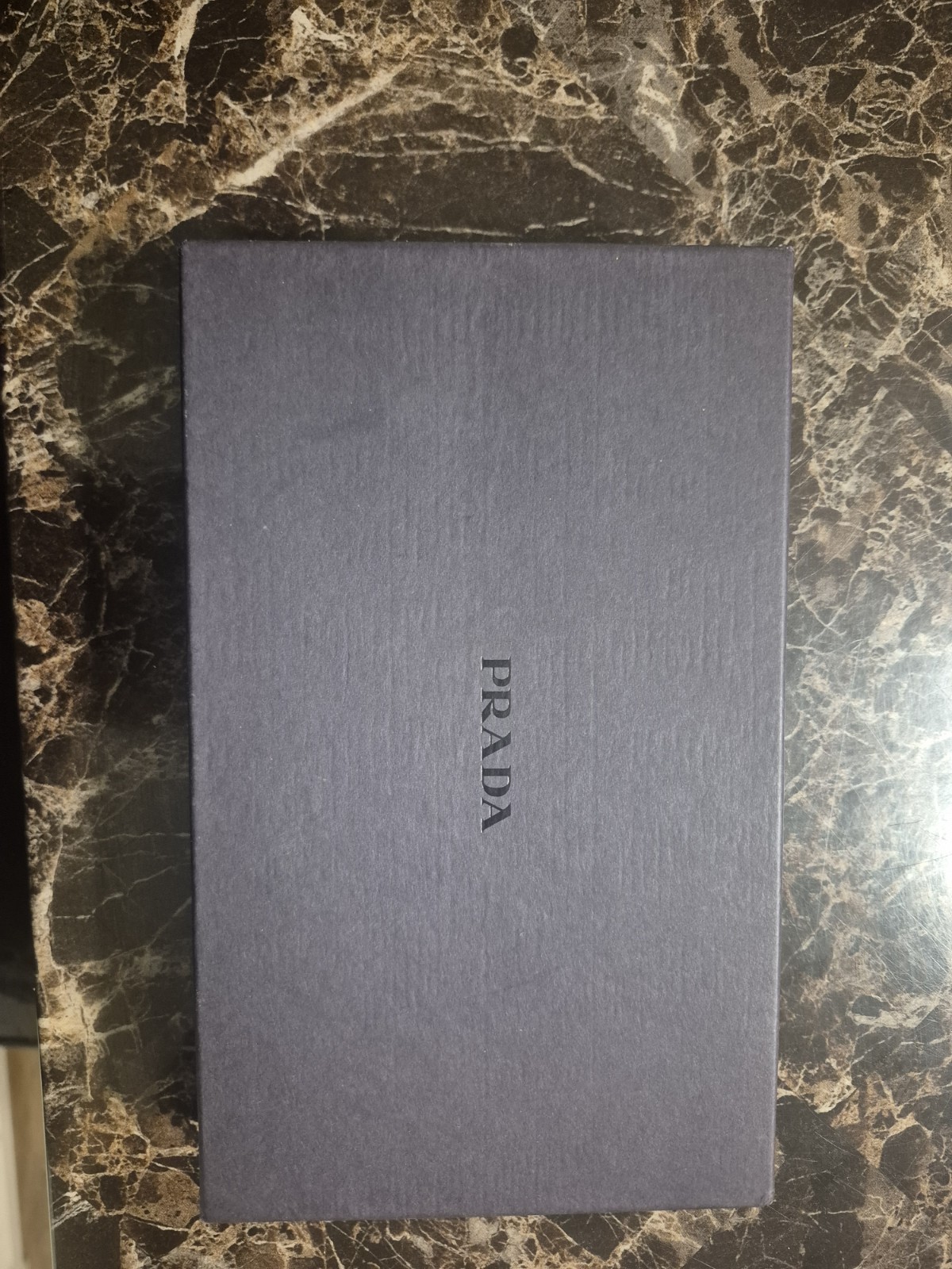 PRADA Black Zip-Around Women's Wallet Logo Zipper Accents with Cards & Box