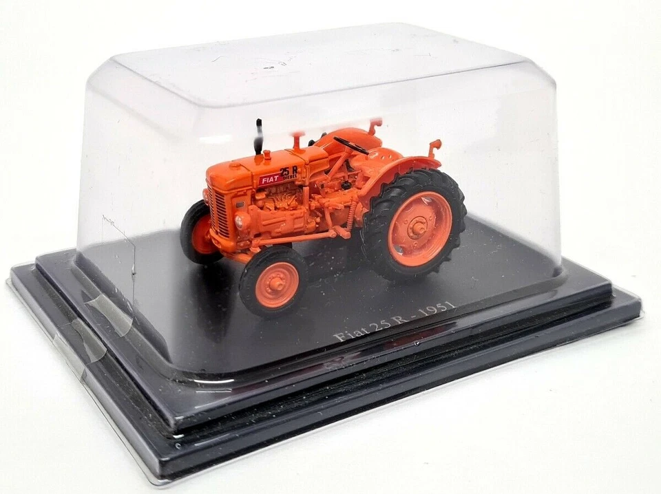 Hatchette 1/43 Fiat 25R 1951 Orange Diecast & Plastic Scale model tractor - Image 2 of 4