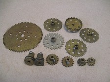 Vtg 1928 Gilbert Erector White Truck Set 7-1/2 Gears Lot Pinion Worm P50 &&