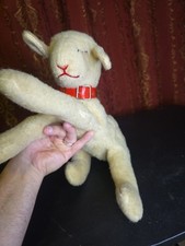 Floppy Lamby Lamb Sheep 1970s Wool Plush Vintage