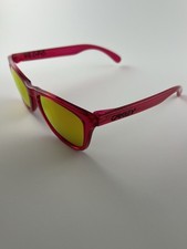 Oakley Frogskins Acid Pink Frame Fire Iridium Polarized Lens 24-357 LE3000