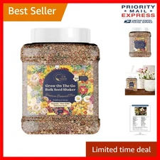 Kid-Friendly Wildflower Seed Shaker – 20 Beautiful Perennial Seeds to Plant