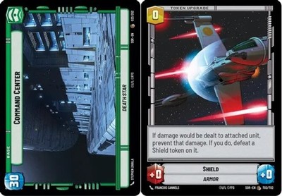 x4 Command Center // Shield C Star Wars Spark of Rebellion M/NM