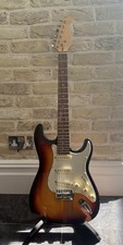 Electric Guitar Strat Style Sunburst 6 String Well Used Lovely Guitar Fair