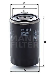 Filtro Olio MANN-FILTER W 6014 A Un Prezzo Conveniente