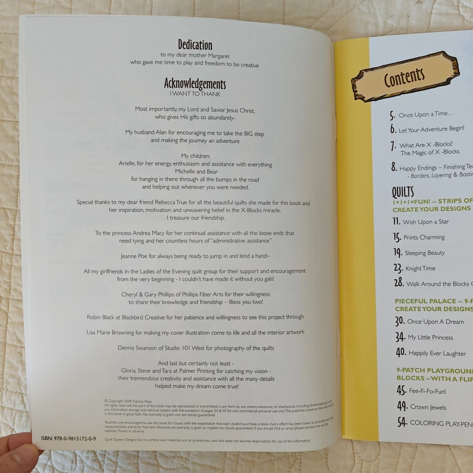 Once upon a time in X-Blocks Land - 9 Magical Quilt Designs by Patricia Pepe - Image 3 of 4