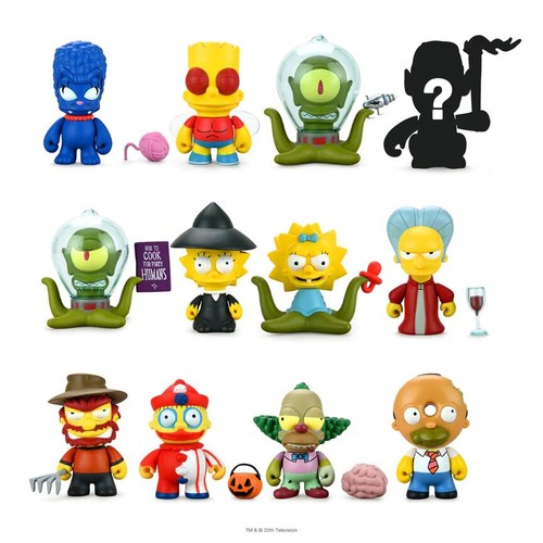KIDROBOT SIMPSONS TREEHOUSE OF HORROR MINI 3" DISPLAY 20 PIECE NEW U.S. - Picture 3 of 6