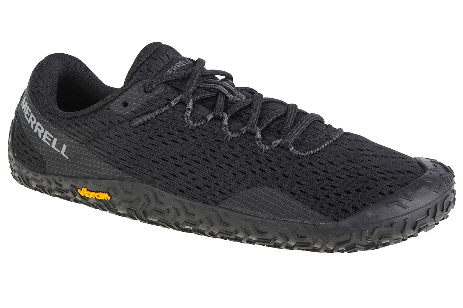 zapatos para correr Mujer, Merrell Vapor Glove 6, negro