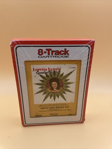 Loretta Lynn 8 Track Tape Cassette Greatest Hits Album Cartridge Decca Sealed