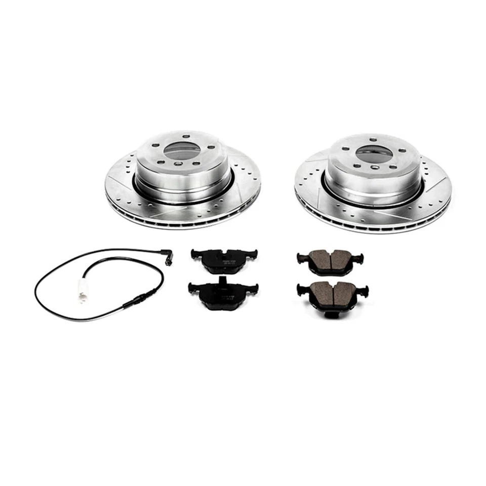 K5492 Powerstop Juego de 2 Ruedas Disco de Freno y Kits de Pastillas Traseras para 530 BMW 535i xDrive Foto 3 de 3