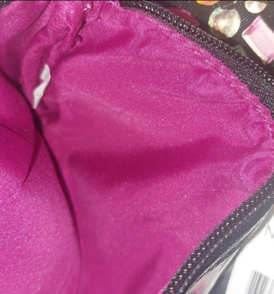 Nine West Black Multi Gemstone Patterned Medium T… - image 14