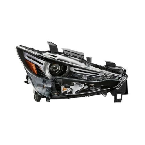 Headlight For 2017-2019 Mazda CX-5 Right Side Black Housing Clear Lens With LED