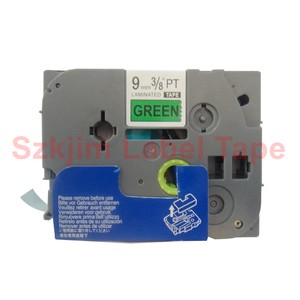 TZ-721 Black on Green Label 9mm 8m Compatible for Brother P-touch TZ-e721