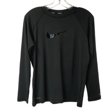 Nike Swim Women's Essential Long Sleeve Hydro Rash Guard Large